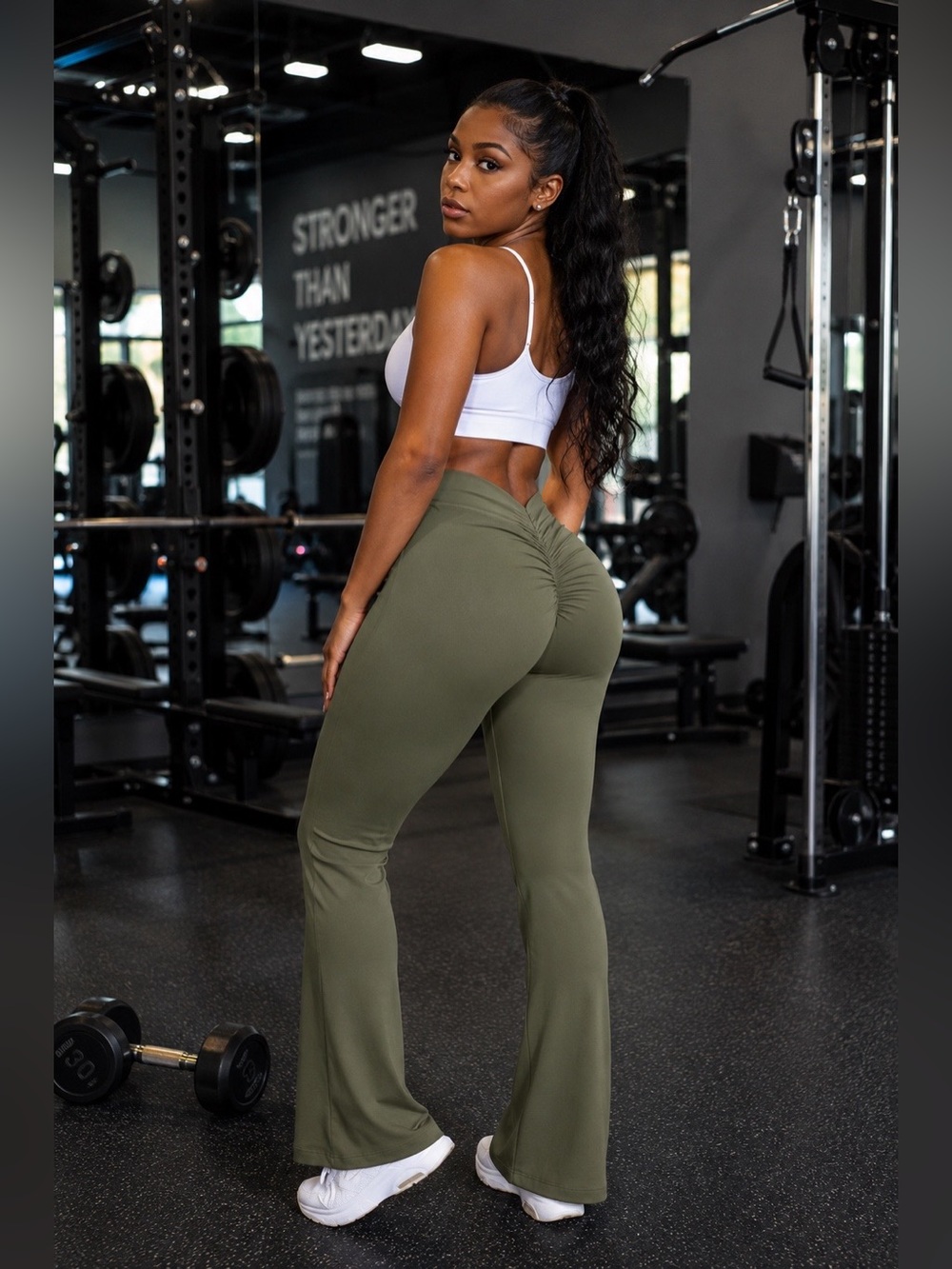 Yoga Me Please Scrunch Baddie Pants